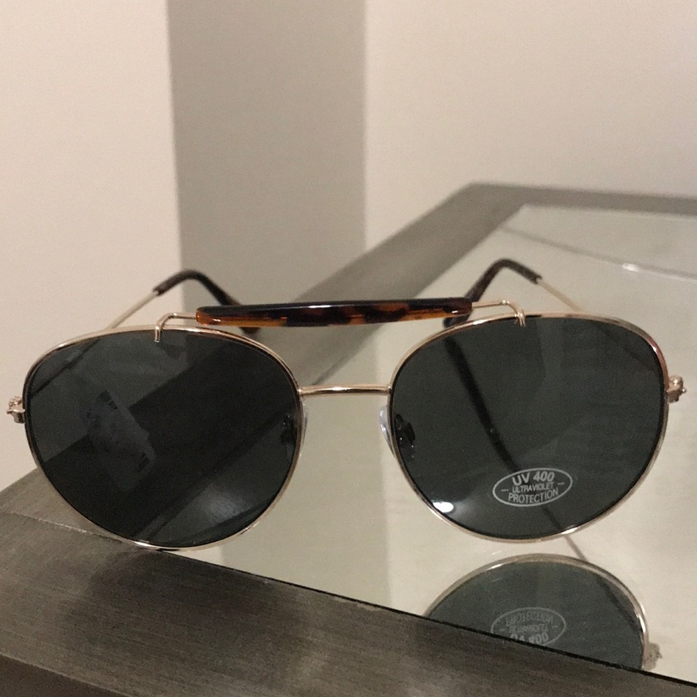 Anthropologie Charlotte Aviator Sunglasses - Picture 4 of 4
